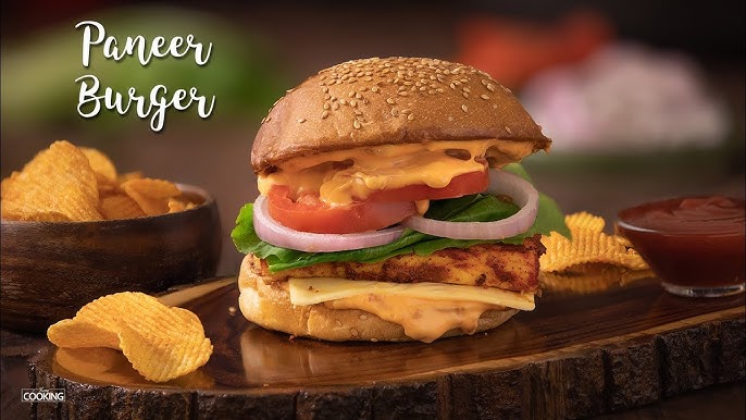 Paneer Tikka Burger